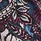 Long Sleeve Paisley Crew Neck Top
