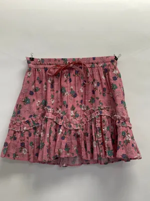 Love Shack Fancy Flare Pink Skirt