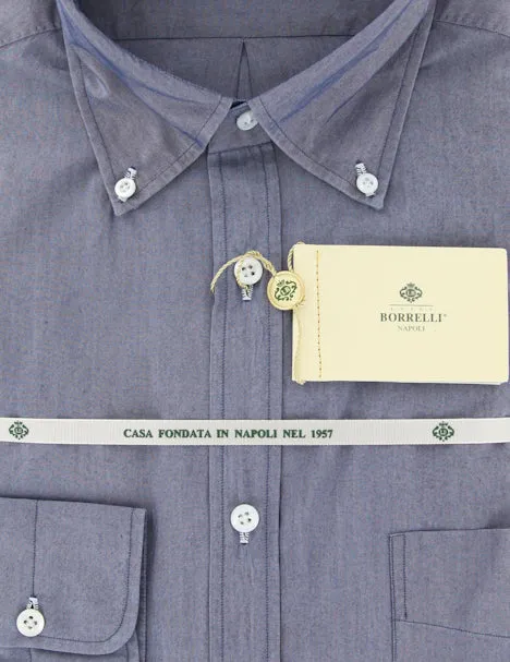Luigi Borrelli Blue Shirt – Size: S US / S EU