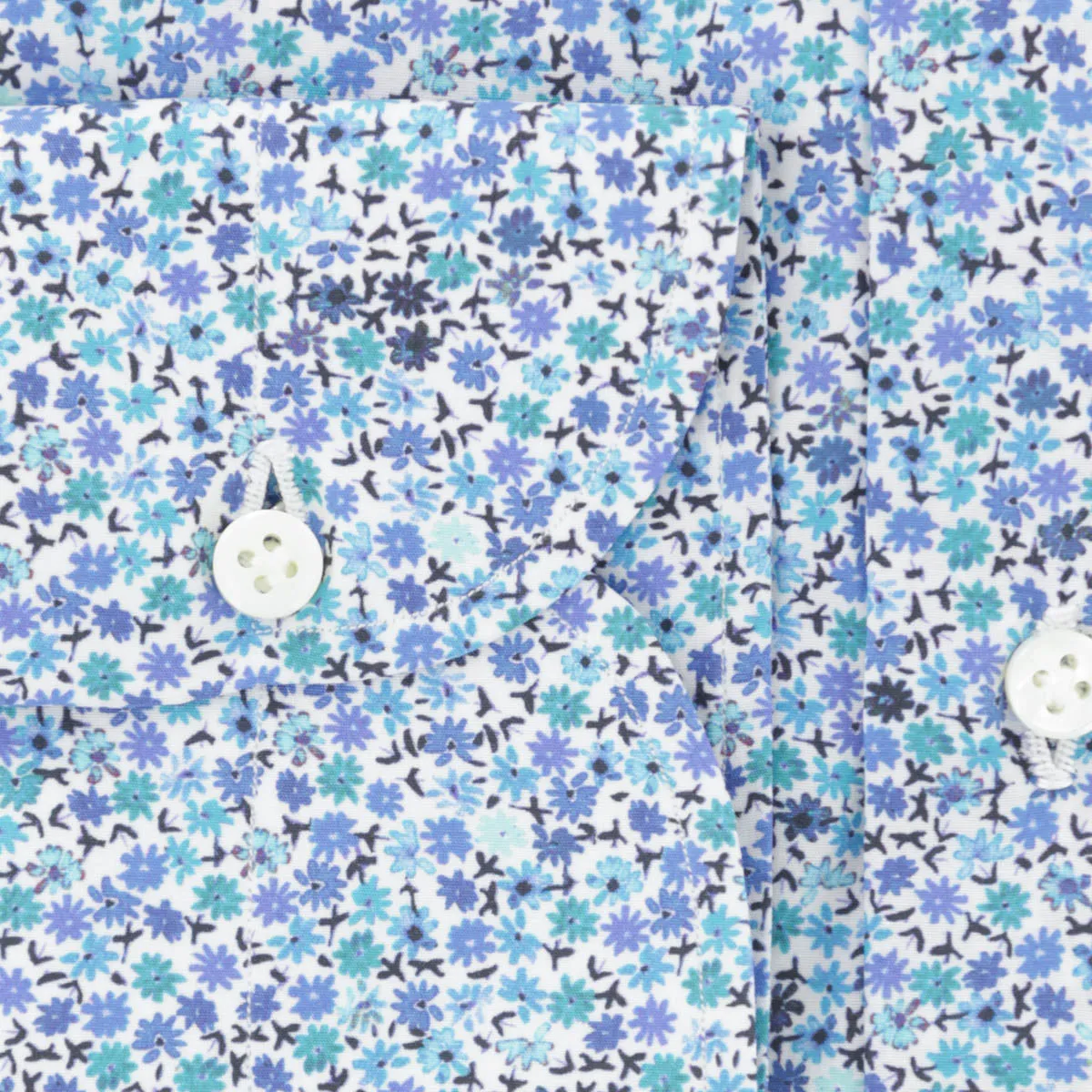 Luigi Borrelli Blue Shirt - Slim