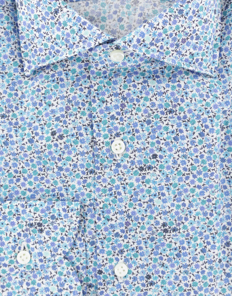 Luigi Borrelli Blue Shirt - Slim