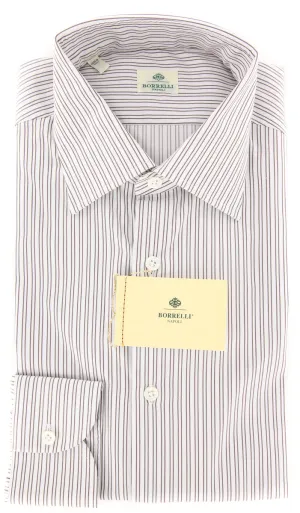 Luigi Borrelli Brown Shirt - 15.75 US / 40 EU