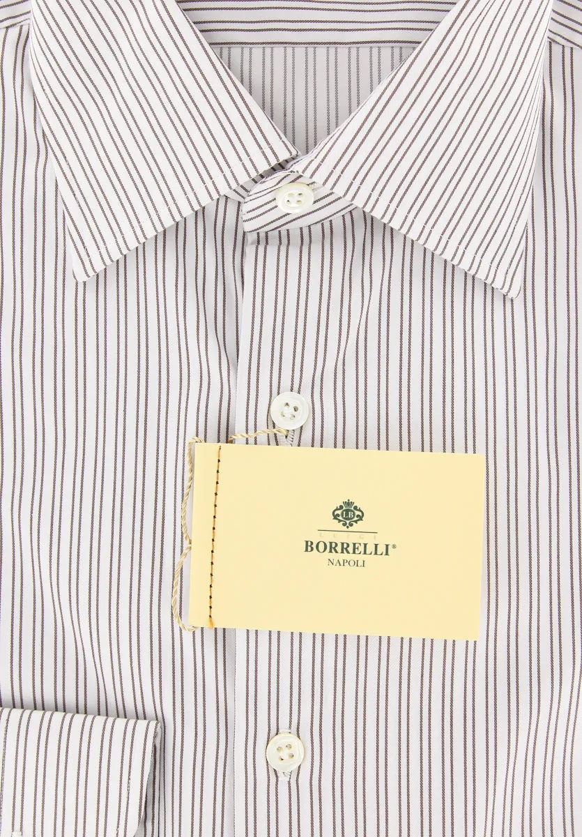 Luigi Borrelli Brown Shirt - 15.75 US / 40 EU