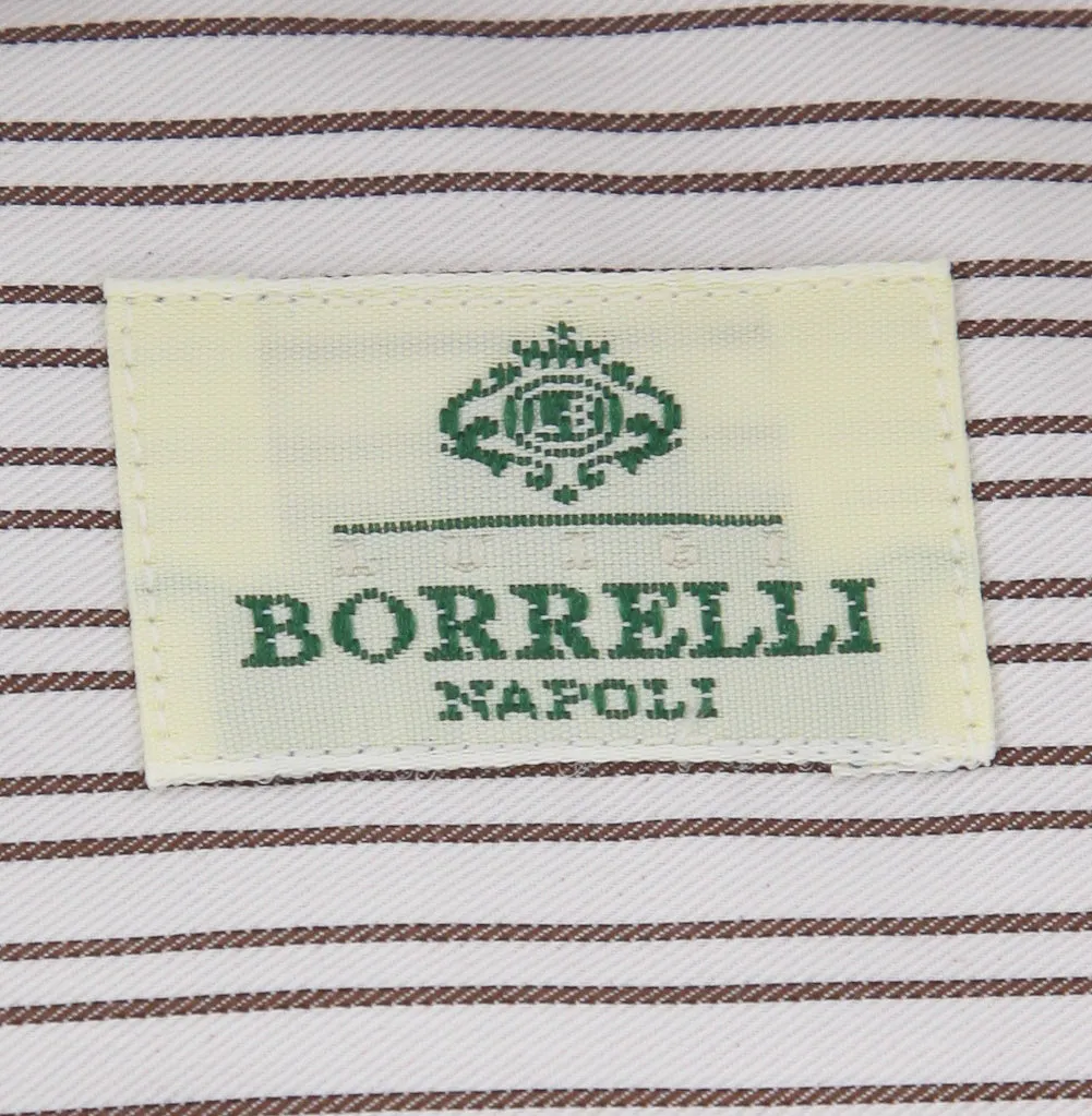 Luigi Borrelli Brown Shirt - 15.75 US / 40 EU