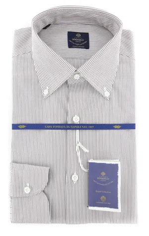 Luigi Borrelli Brown Shirt - Slim