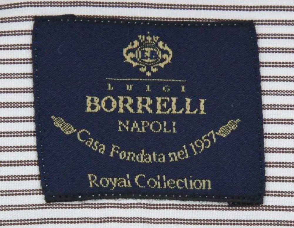 Luigi Borrelli Brown Shirt - Slim