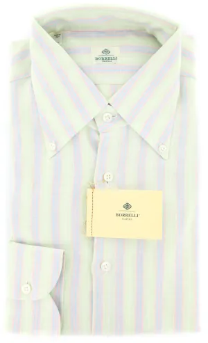 Luigi Borrelli Green Shirt - 15.75 US / 40 EU