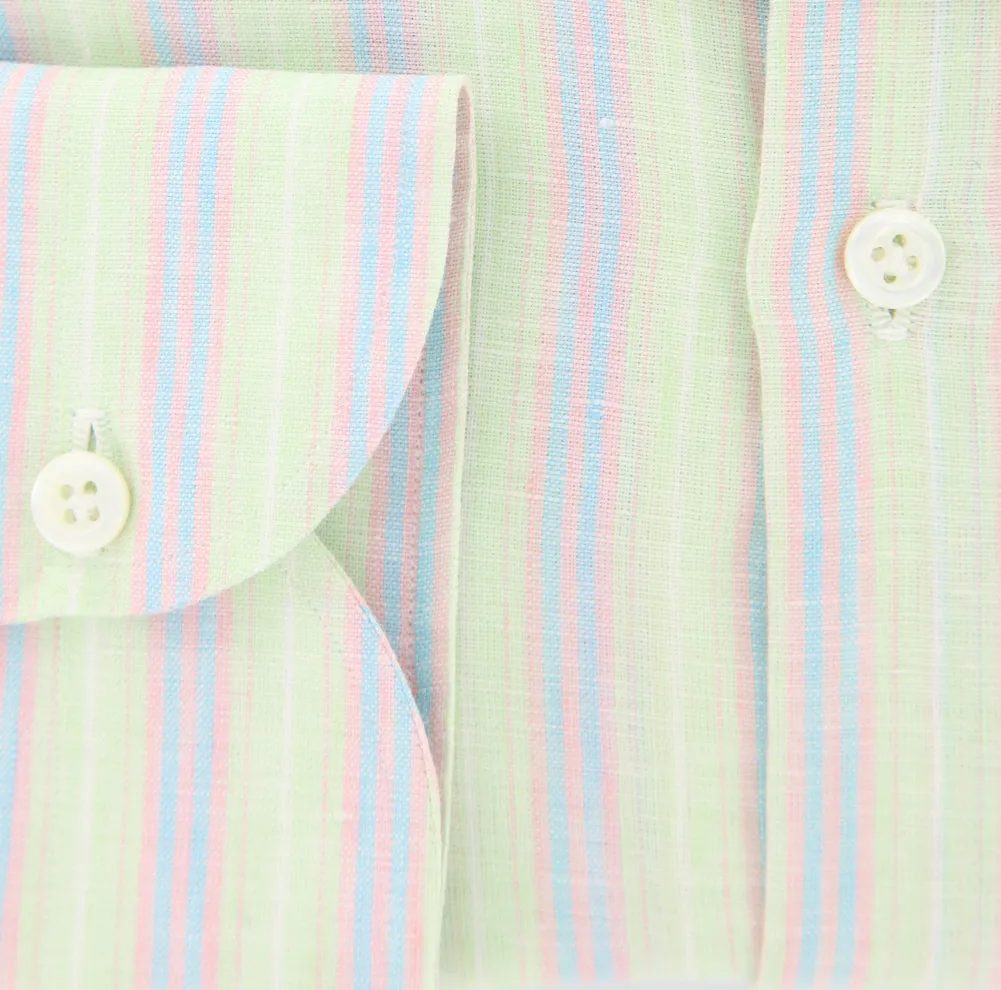 Luigi Borrelli Green Shirt - 15.75 US / 40 EU
