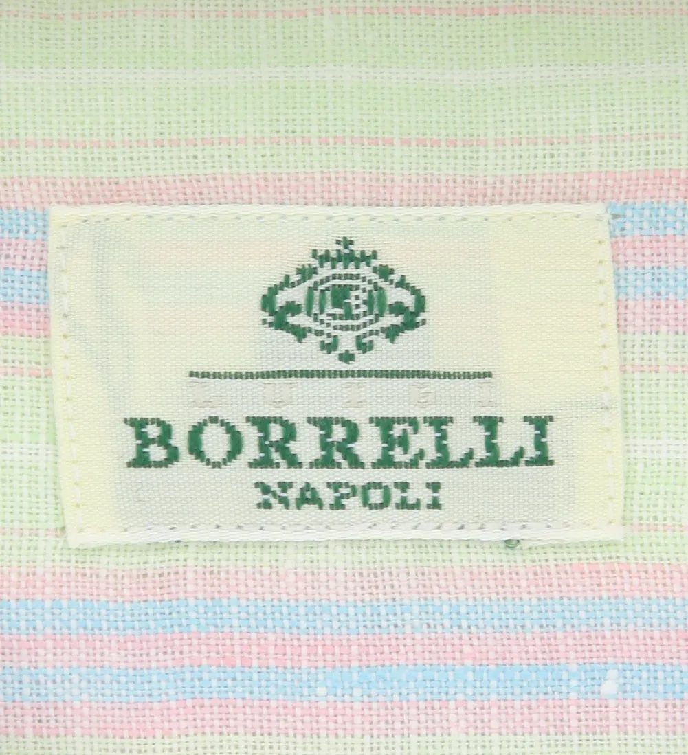 Luigi Borrelli Green Shirt - 15.75 US / 40 EU