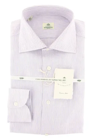 Luigi Borrelli Lavender Purple Shirt - Slim