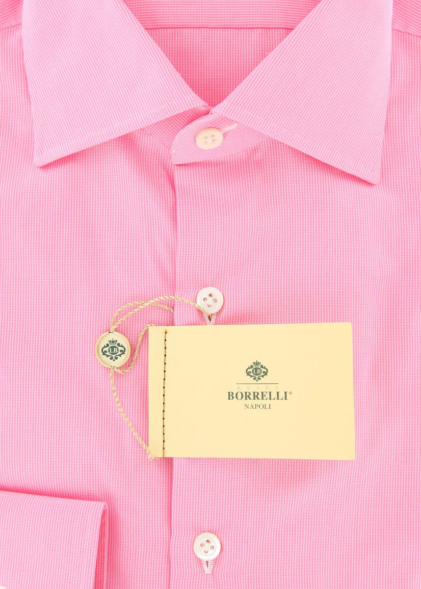 Luigi Borrelli Pink Shirt - 15.75 US / 40 EU