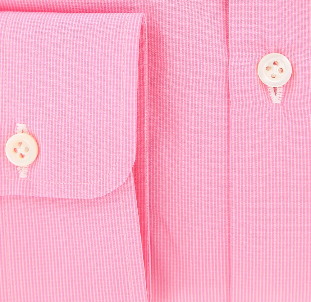 Luigi Borrelli Pink Shirt - 15.75 US / 40 EU
