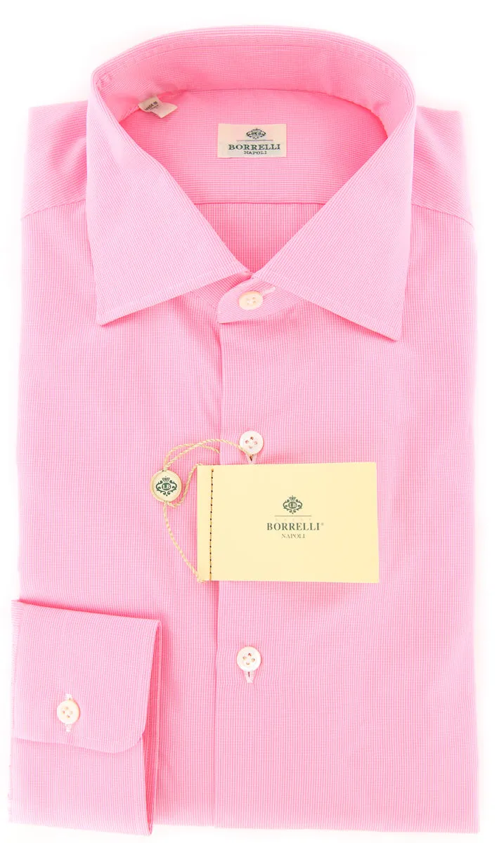 Luigi Borrelli Pink Shirt - 15.75 US / 40 EU