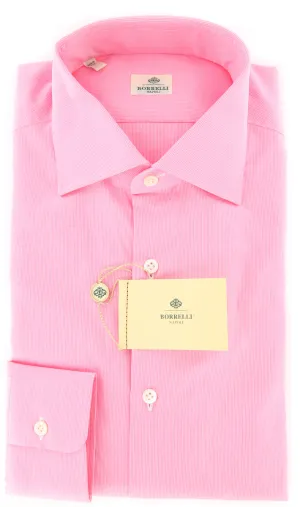 Luigi Borrelli Pink Shirt - 15.75 US / 40 EU