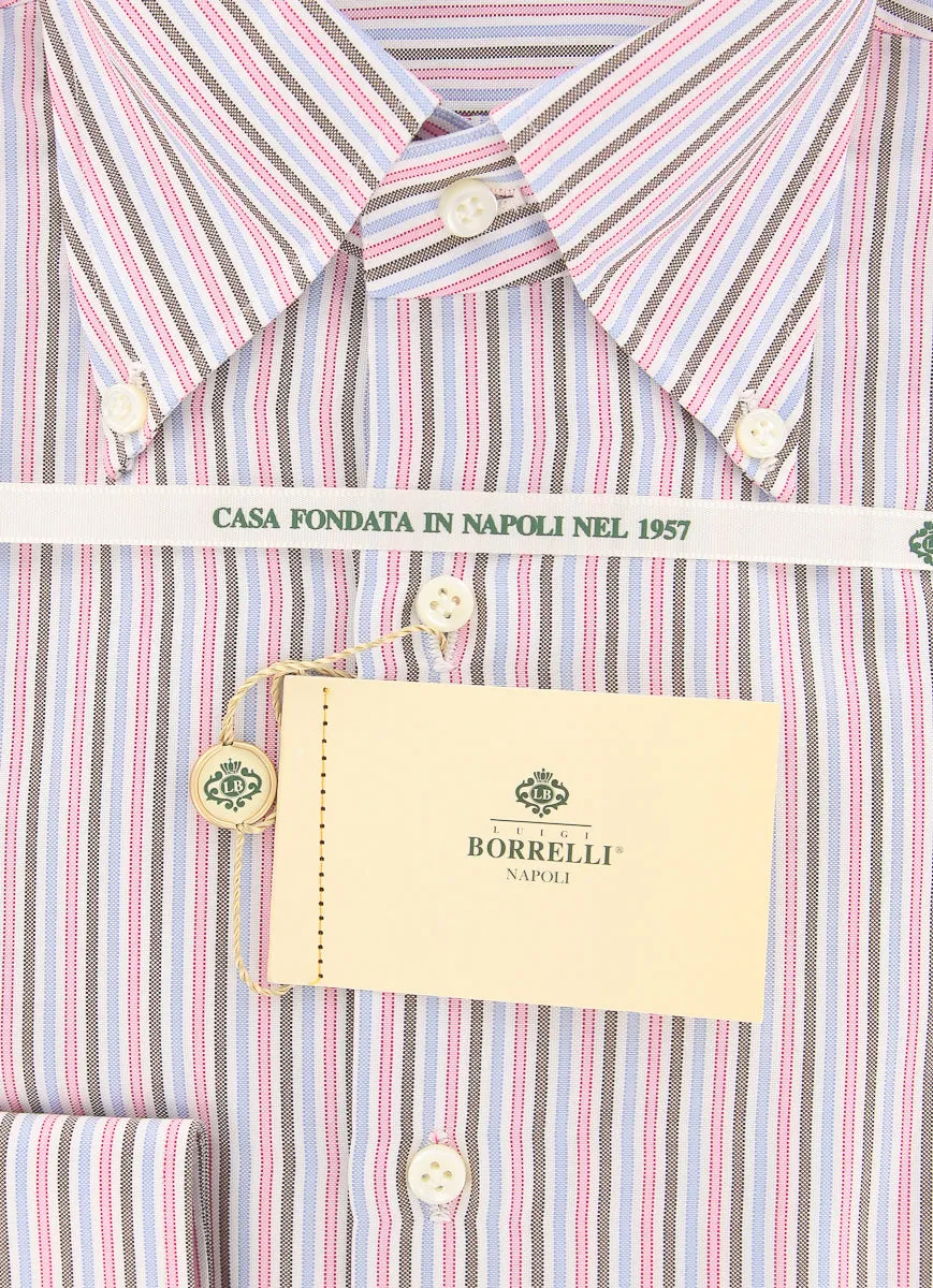 Luigi Borrelli Pink Shirt - Slim