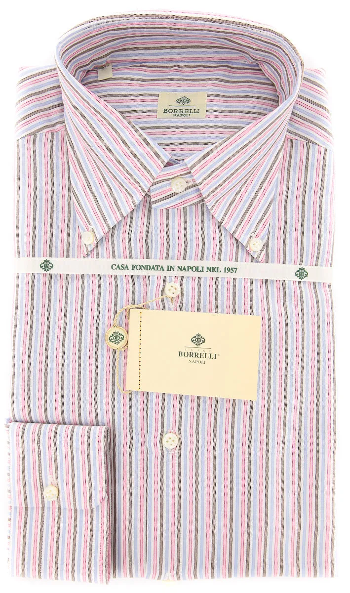 Luigi Borrelli Pink Shirt - Slim