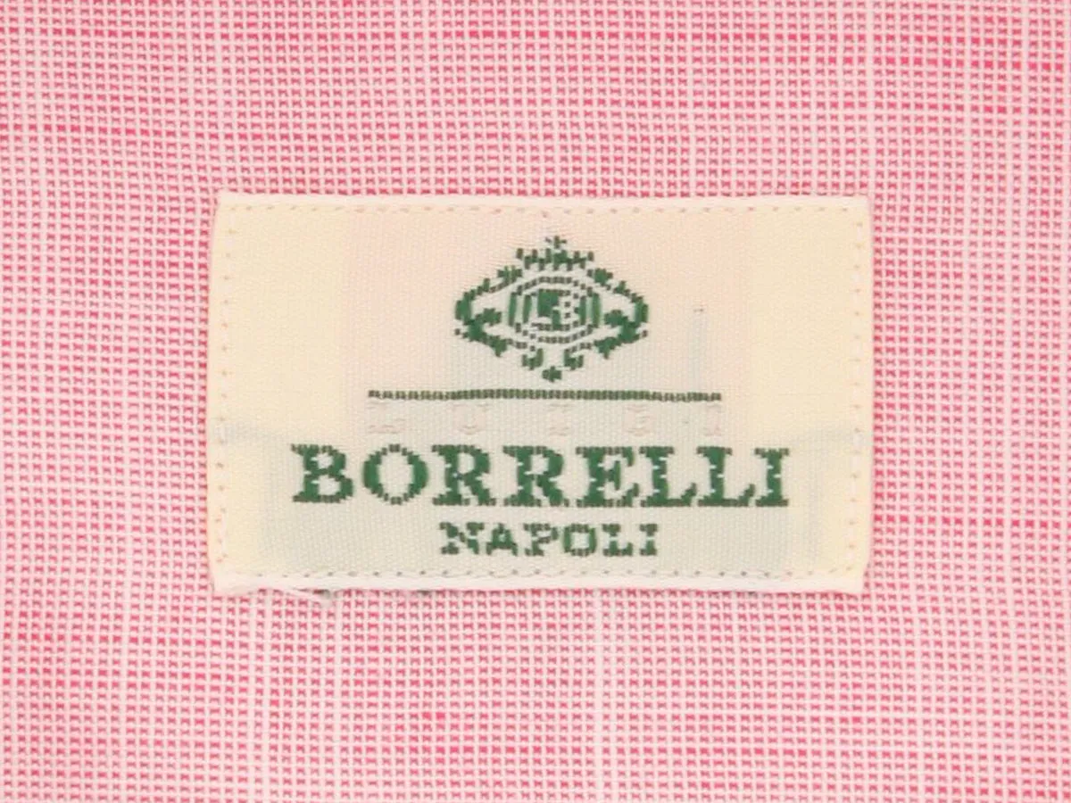 Luigi Borrelli Pink Shirt - Slim