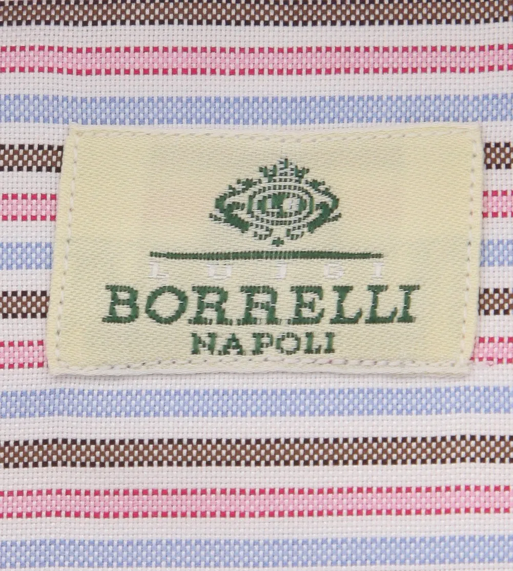Luigi Borrelli Pink Shirt - Slim