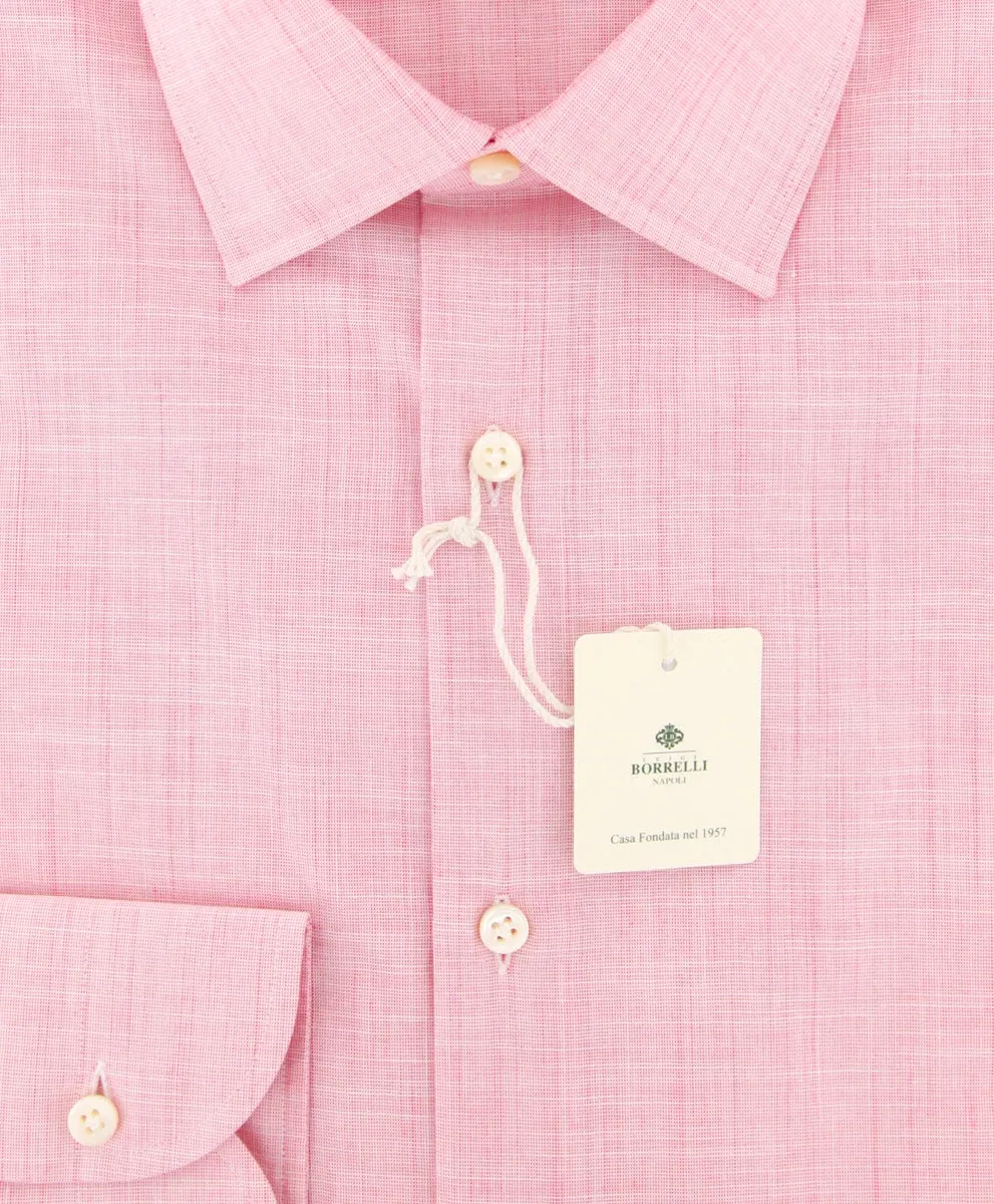 Luigi Borrelli Pink Shirt - Slim