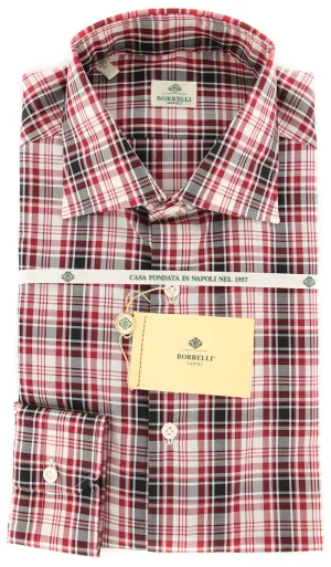 Luigi Borrelli Red Shirt - 15.75 US / 40 EU