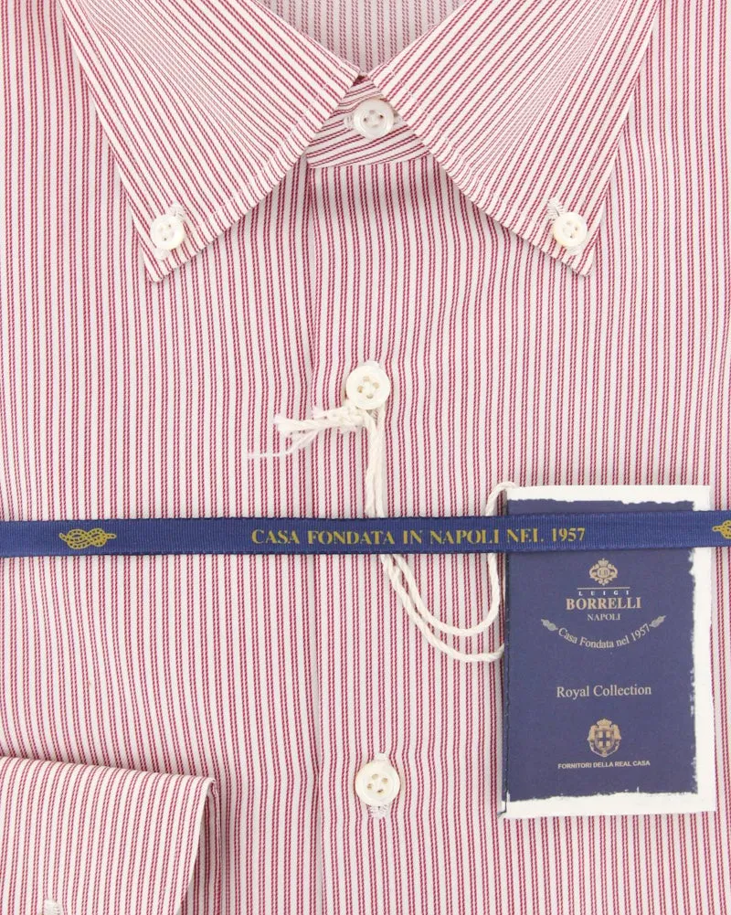 Luigi Borrelli Red Shirt - Slim