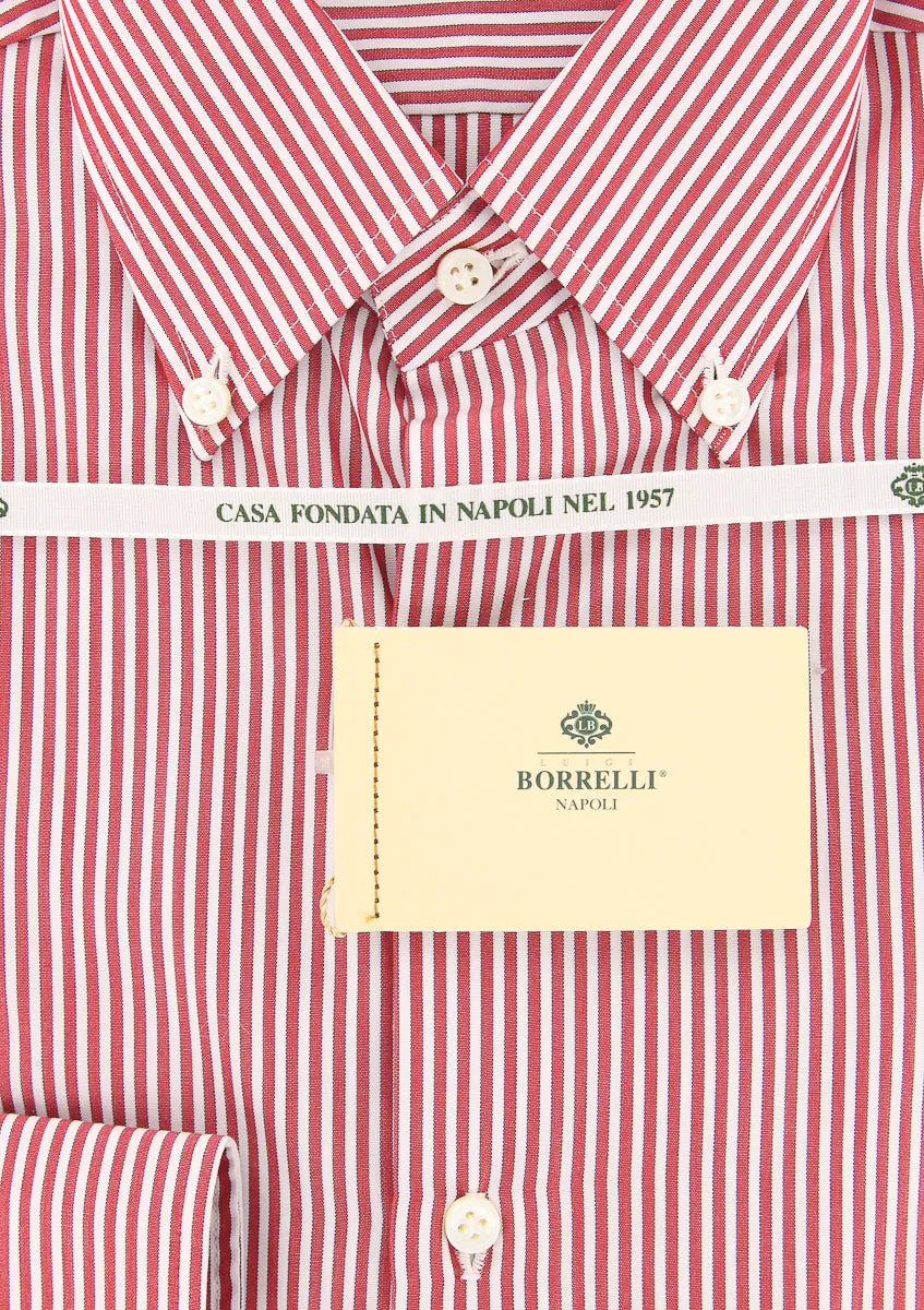 Luigi Borrelli Red Shirt - Slim