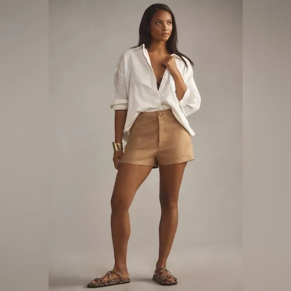 Maeve “The Ettie” Shorts: Pitched Linen Edition