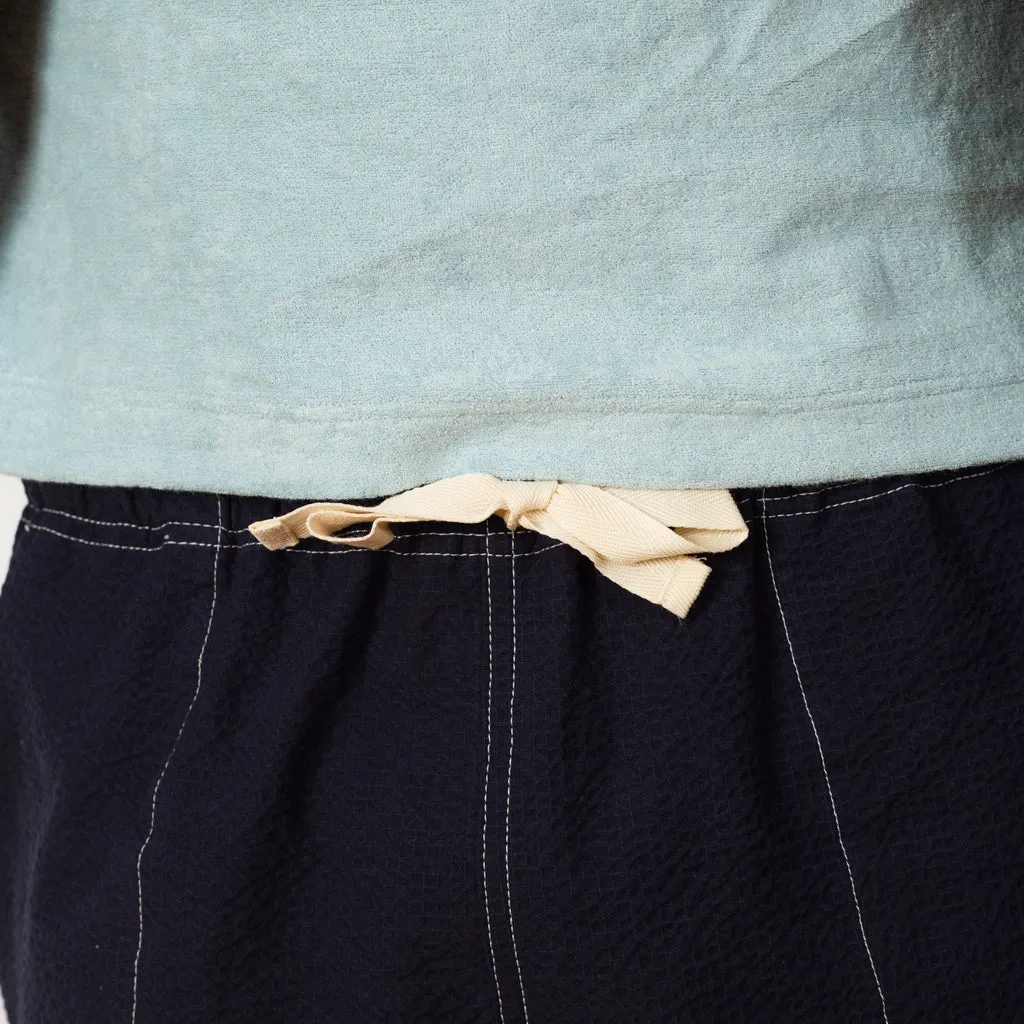 Magic Short - Navy Seersucker