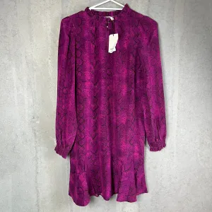 Marcs Pure Silk What Dreams May Plum Womens Dress Size 10 (New)