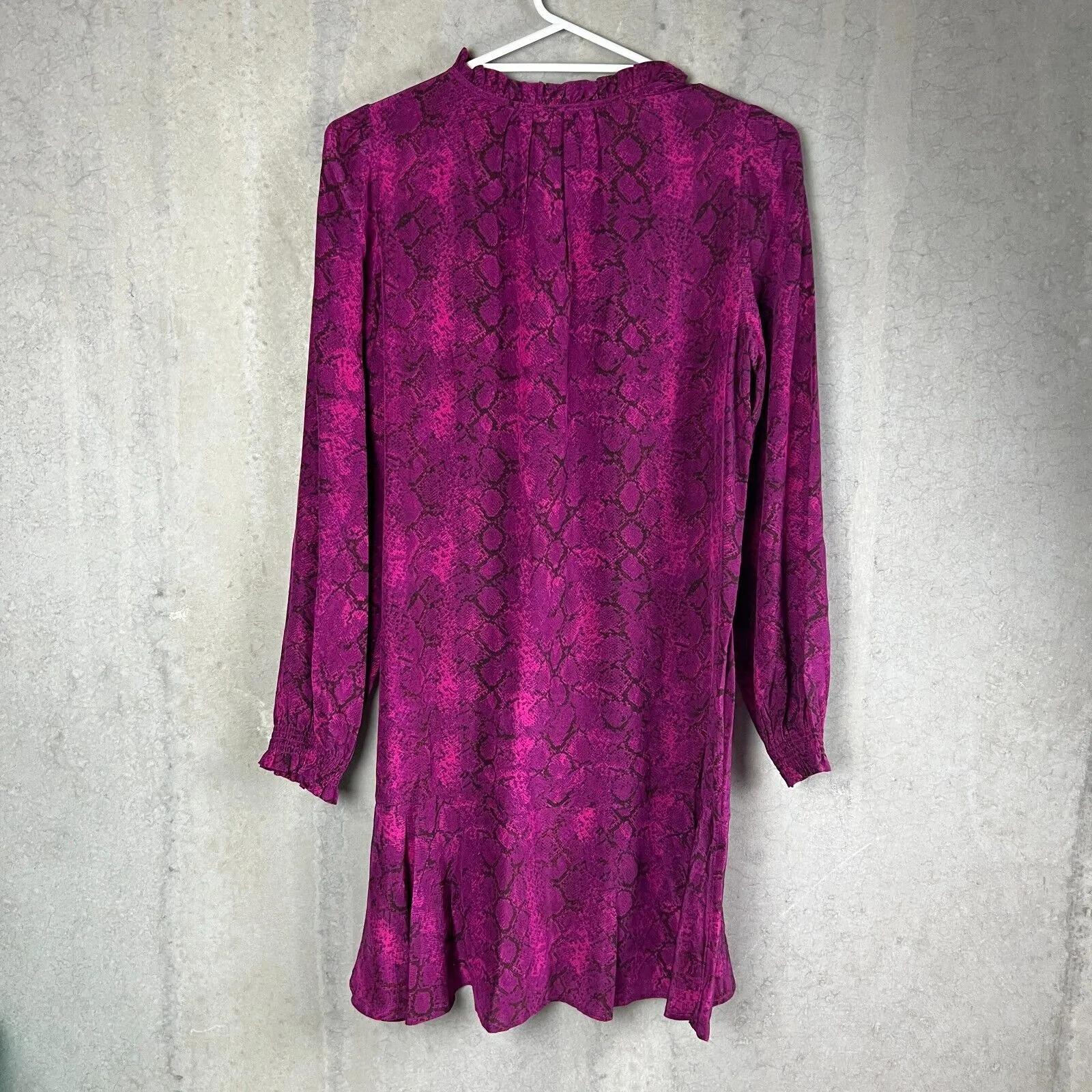 Marcs Pure Silk What Dreams May Plum Womens Dress Size 10 (New)