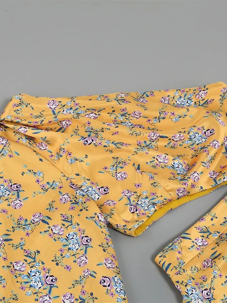 Marigold One Shoulder Dress