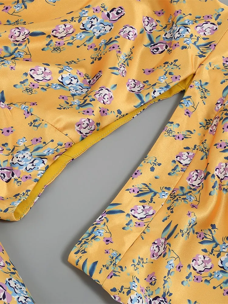 Marigold One Shoulder Dress