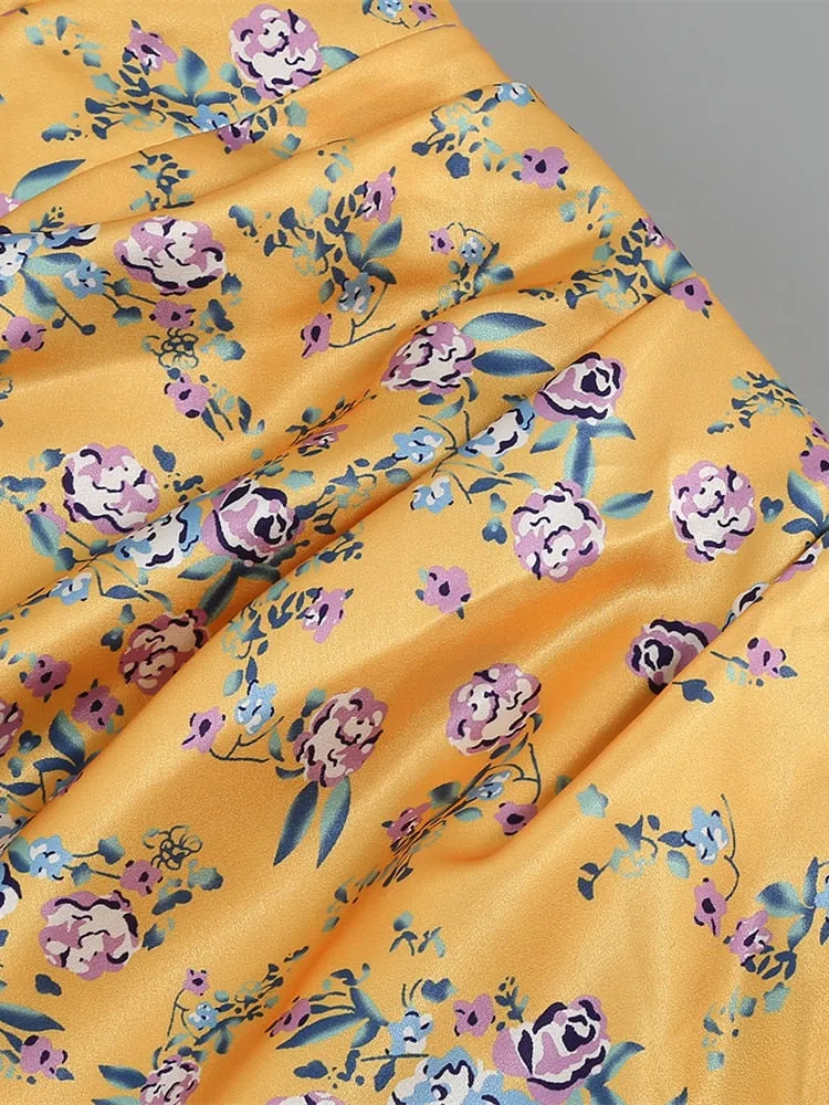 Marigold One Shoulder Dress
