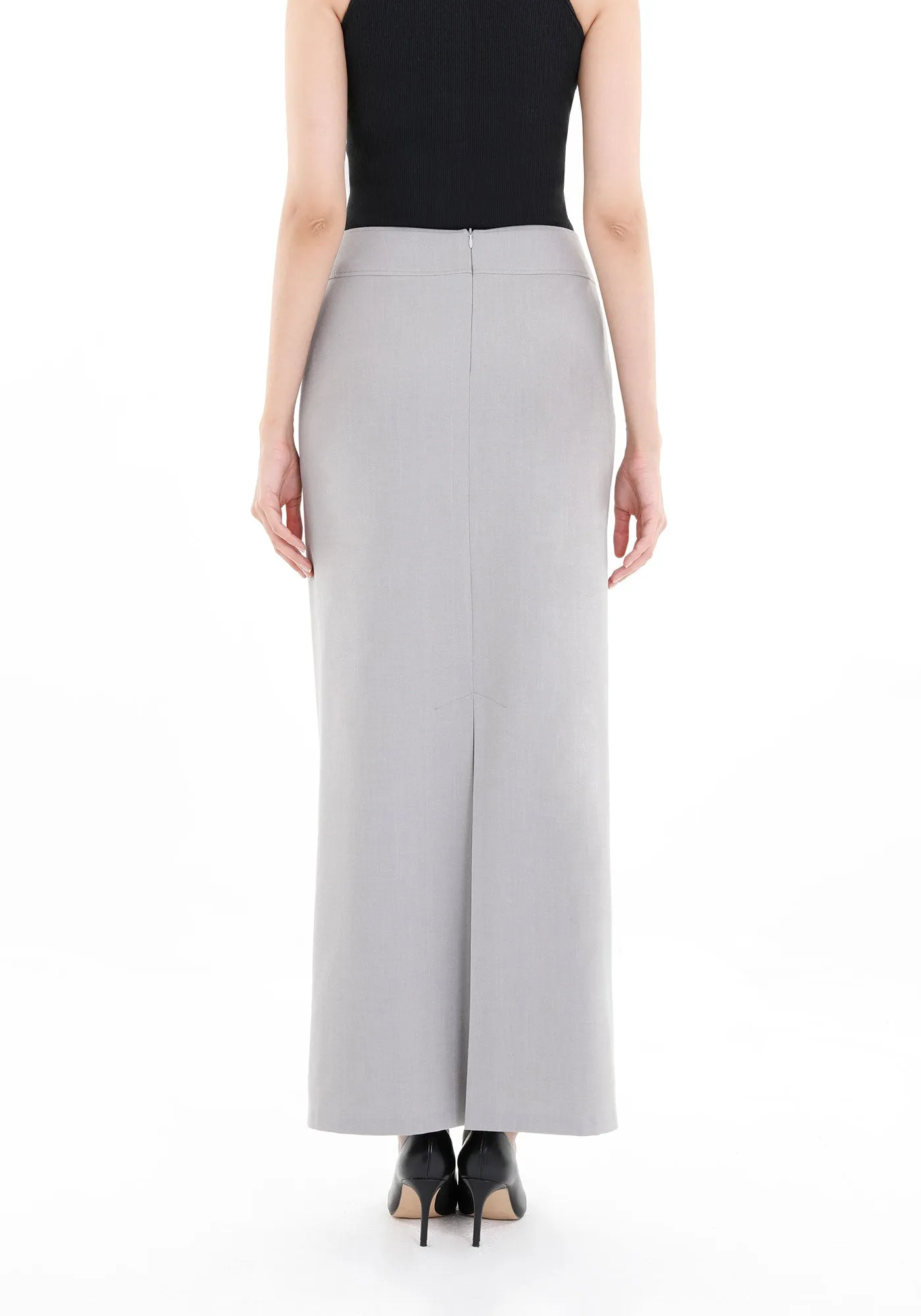 Maxi Back Slitted Pencil Skirt