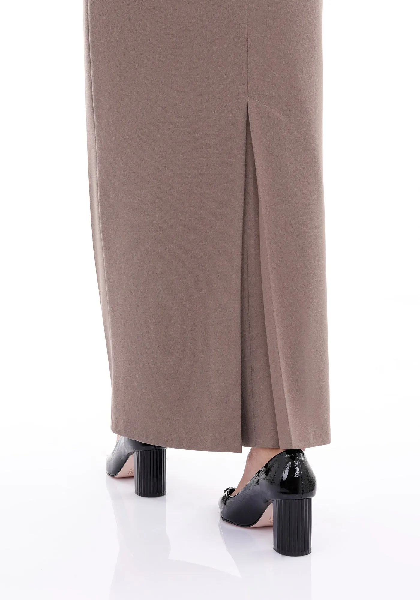Maxi Back Slitted Pencil Skirt