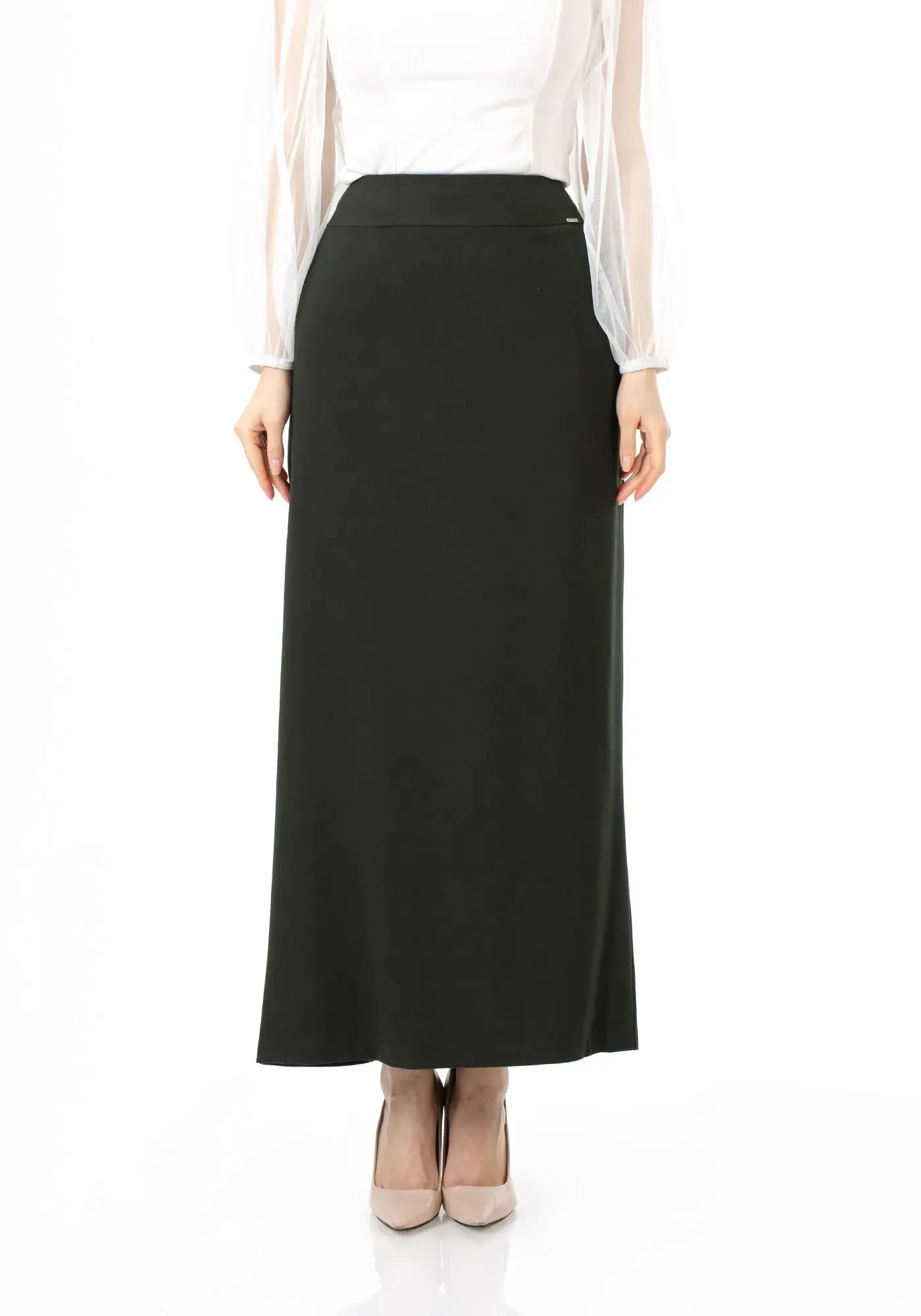 Maxi Back Slitted Pencil Skirt