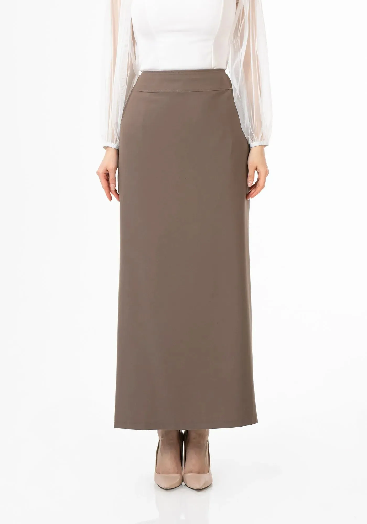 Maxi Back Slitted Pencil Skirt