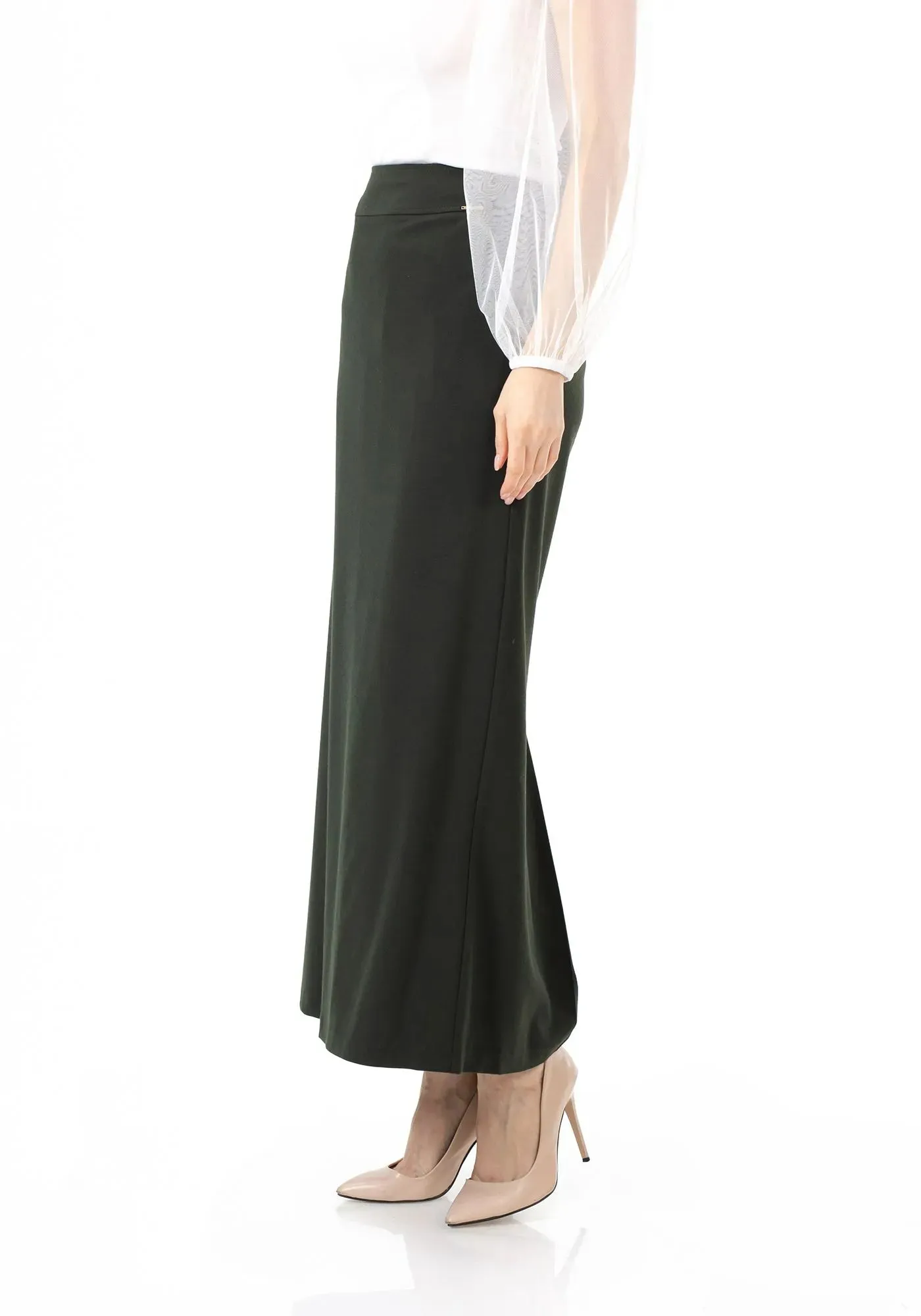 Maxi Back Slitted Pencil Skirt