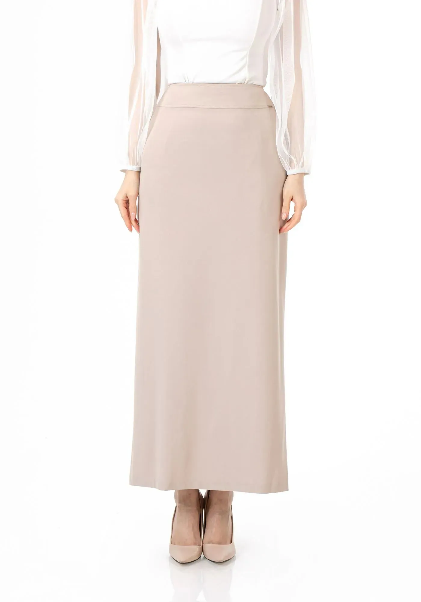 Maxi Back Slitted Pencil Skirt