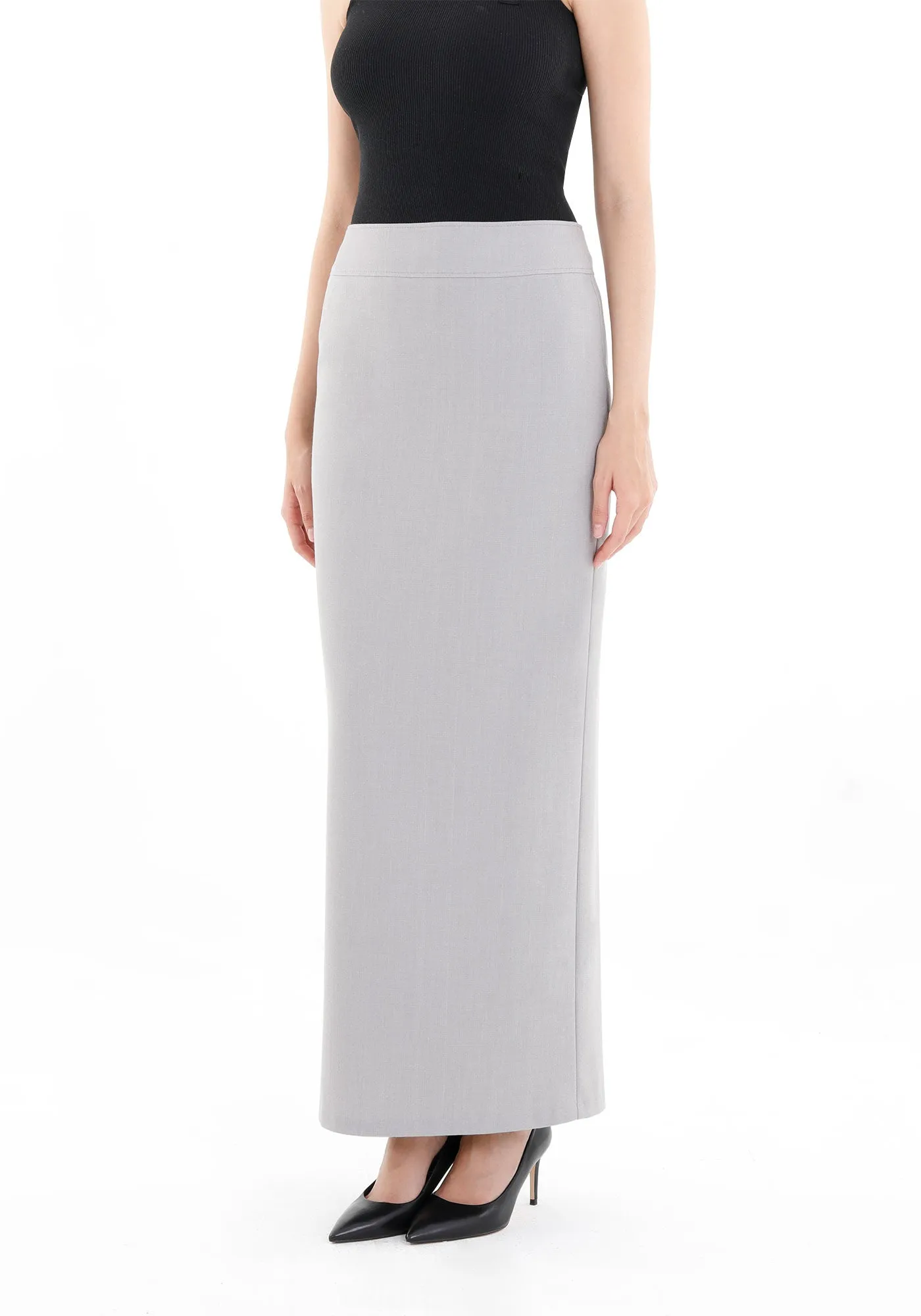Maxi Back Slitted Pencil Skirt