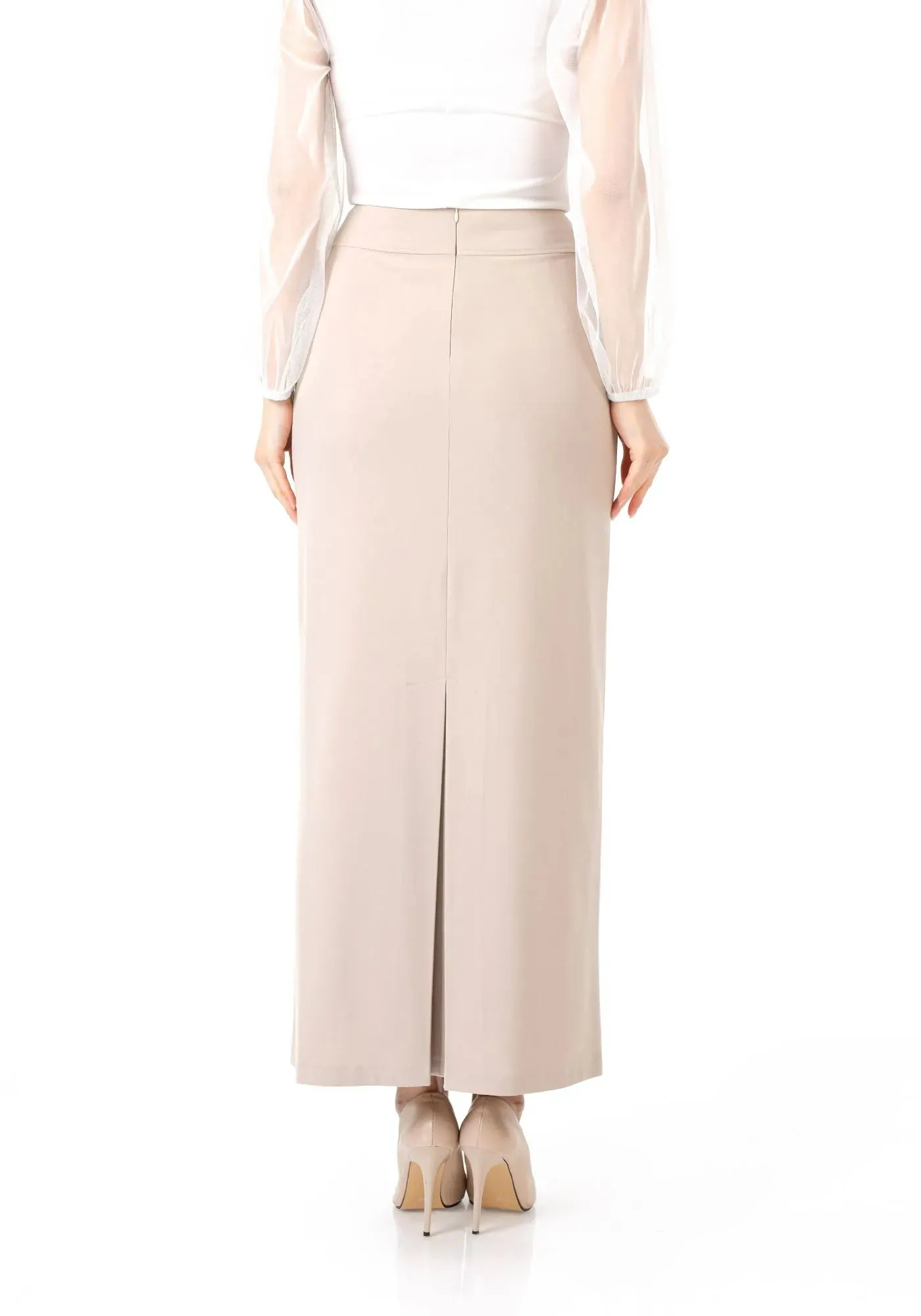 Maxi Back Slitted Pencil Skirt