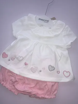 Mayoral girls shorts set.  03231519