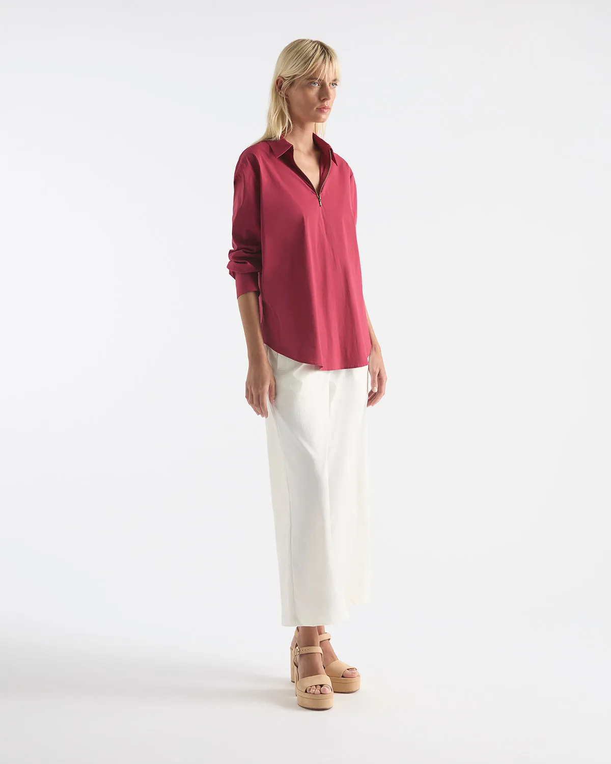 Mela Purdie Zip Front Shirt F65 8320