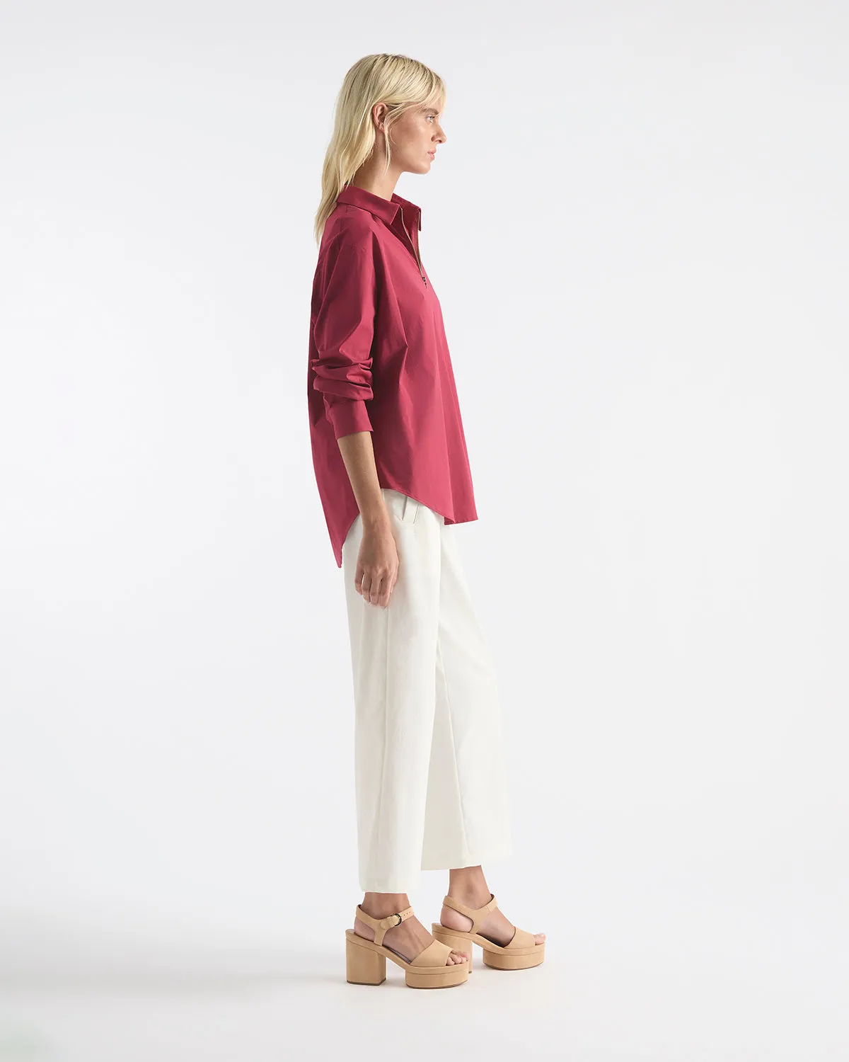 Mela Purdie Zip Front Shirt F65 8320