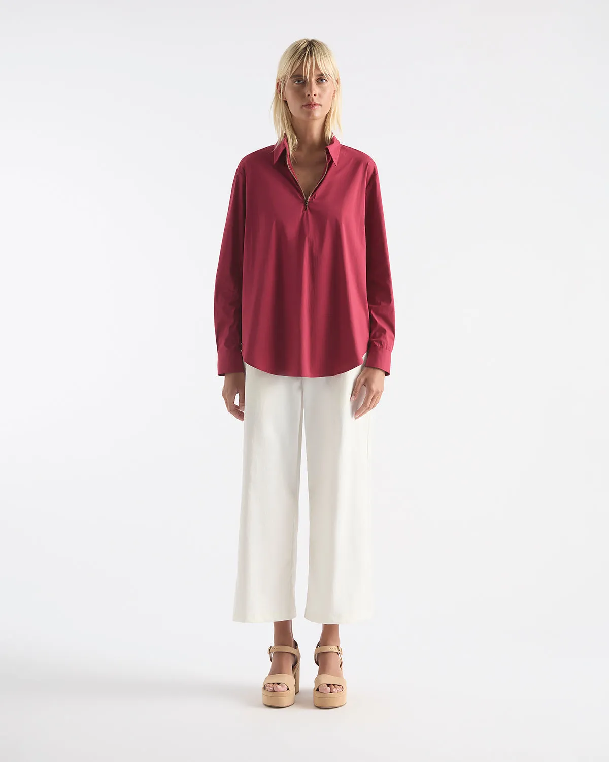 Mela Purdie Zip Front Shirt F65 8320