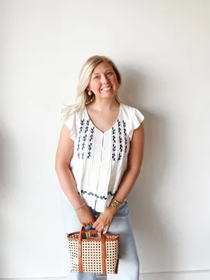 Melody Embroidered Top