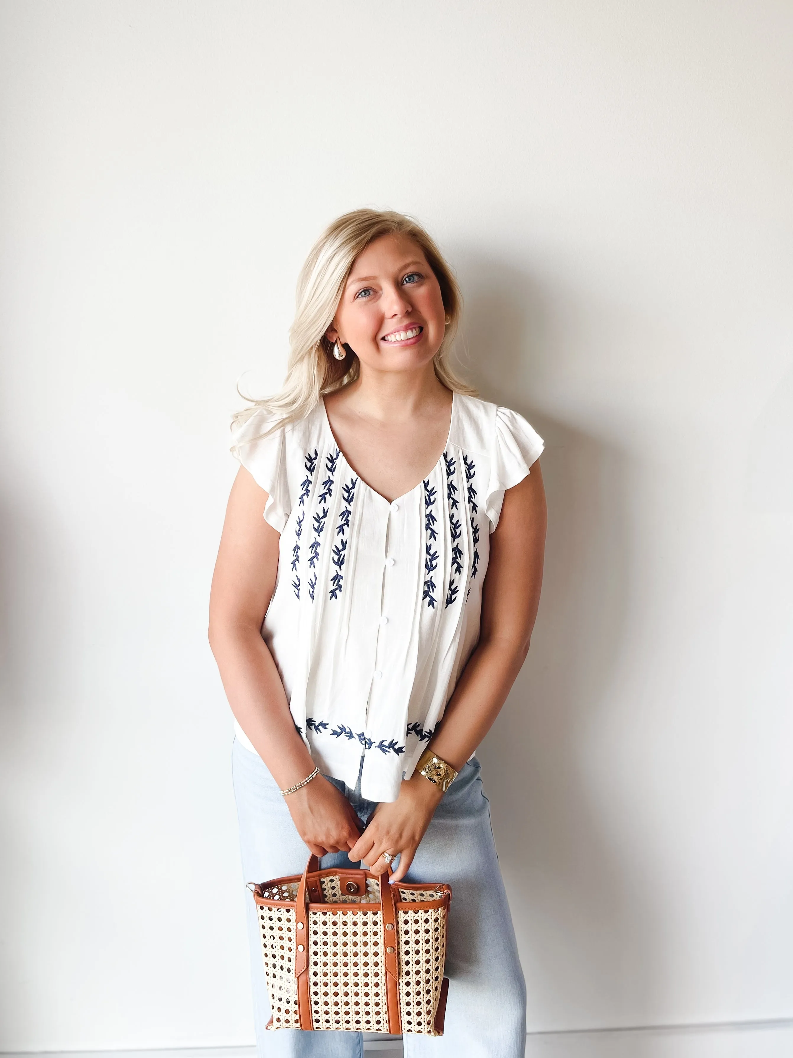 Melody Embroidered Top