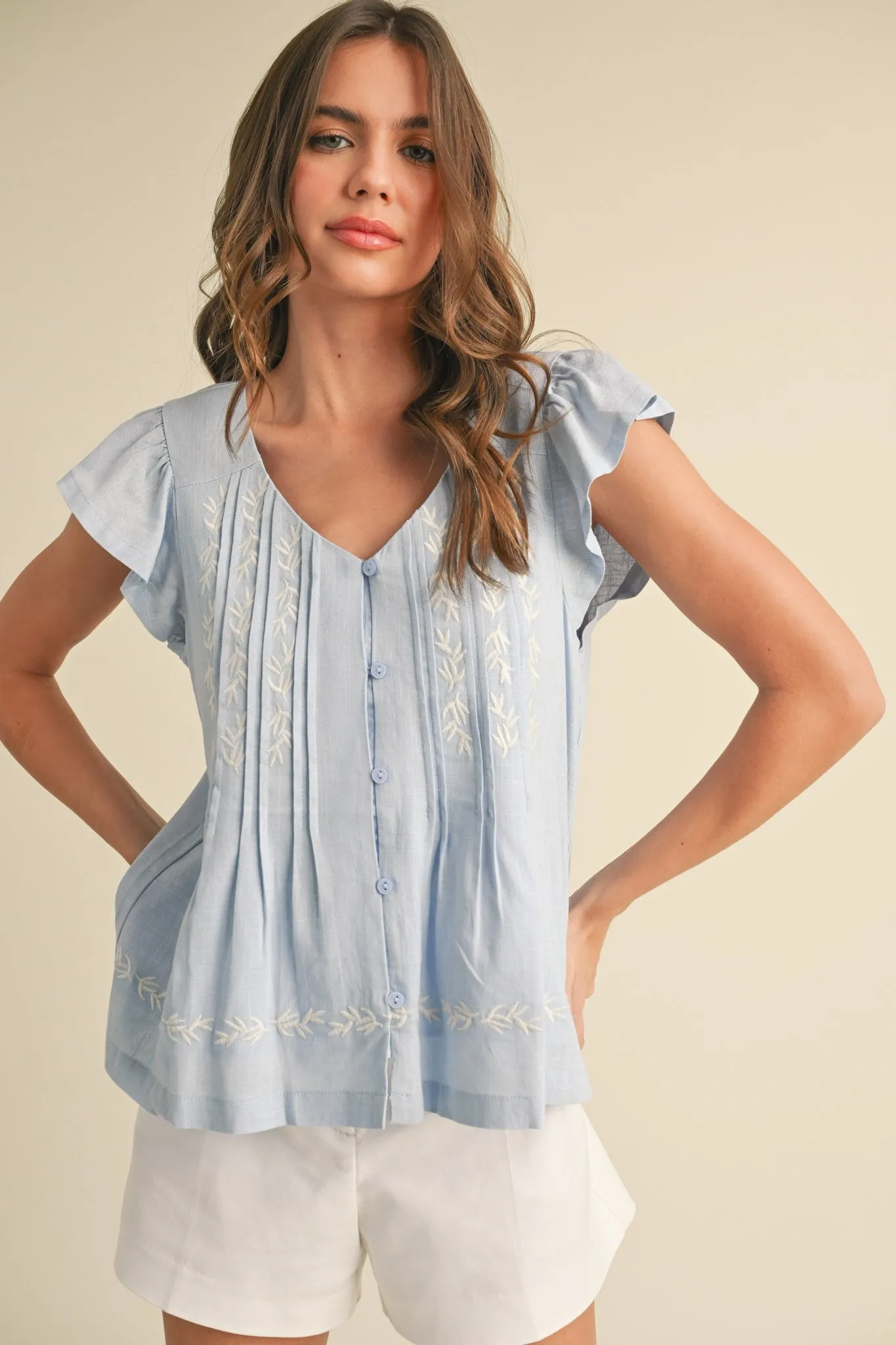 Melody Embroidered Top