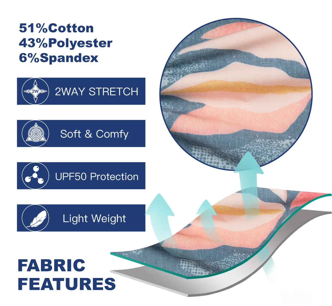 Men's 9" Fashion Stretch BoardShorts With Soft Fabric