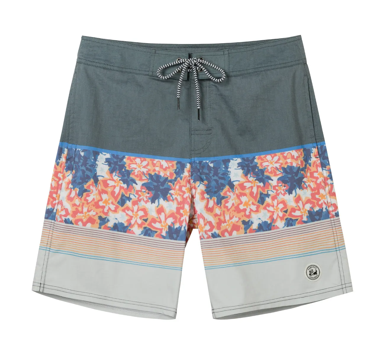 Men's 9" Fashion Stretch BoardShorts With Soft Fabric